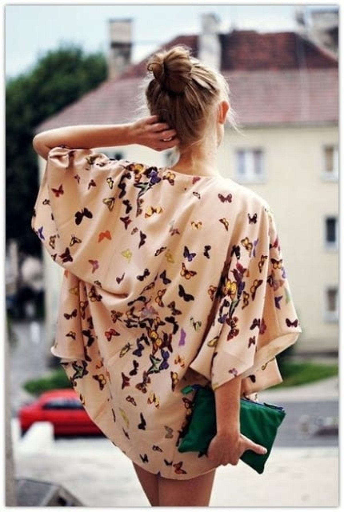 tendance gilet kimono femme