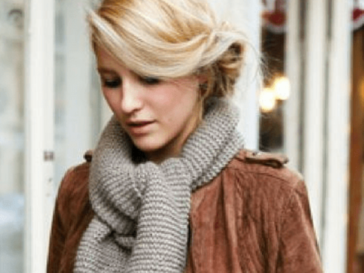 Comment porter, mettre grosse écharpe en laine ?